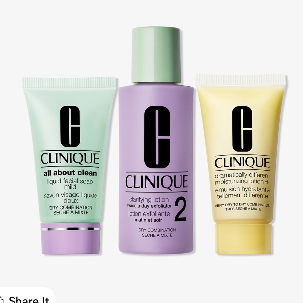 Clinique 3-Step Skincare System